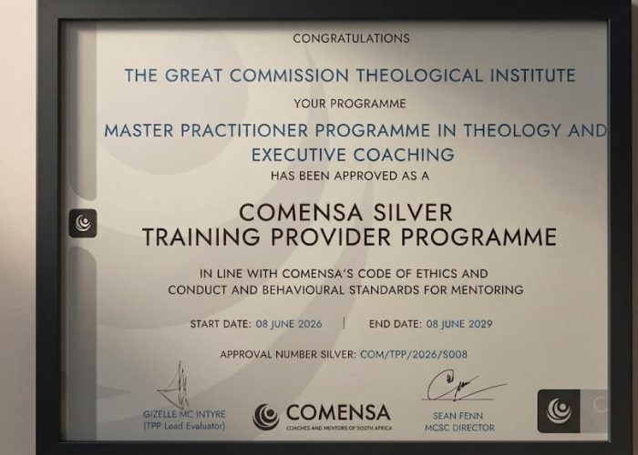 master practitioner programme in theology and executive coaching 2